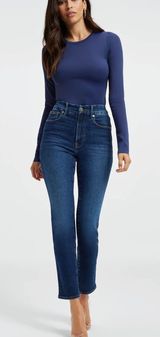 Good American Good Legs Cigarette Jeans Photo 0