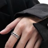 Twist ring silver ring ring of the day Unisex rings adjustable ring Photo 0