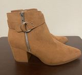 Bamboo | Tan Buckled Booties Photo 0