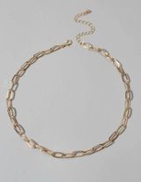 Lulus Gold Chain Necklace Photo 0