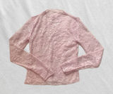 pink lace sequin sparkle long sleeve Target Wild Fable top Size M Photo 0
