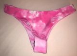 SheIn Pink Tie Dye Bikini Bottoms Photo 0