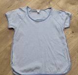 Lake striped pajama top Pima cotton lake size medium Blue Photo 0