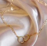 Boutique 14k Gold Plated Handcuff Choker Photo 0