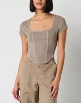 Square Neck Crop Top Photo 0