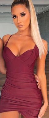 Tiger Mist Ruched Bodycon Dress Photo 0