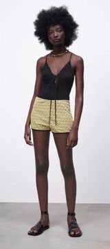 ZARA Textured Bodysuit Photo 0