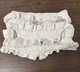 Edikted White  Shorts Ruffle Photo 0