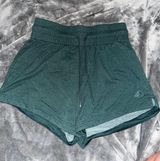Adidas Green High-Waisted Shorts Photo 0