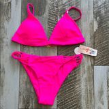 Vibrant Pink Bikini Set Size L Photo 0