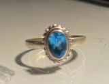Blue Unique Ring Photo 0