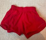 Lululemon Red Hotty Hot Shorts 2.5 Photo 0
