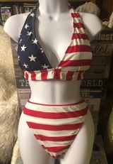 Faded Glory New Patriotic “‘ “ Bathing Suit Photo 0
