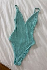 Topshop One-Piece Swimsuit blue  Photo 0