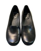 Dansko Olivia Black Leather Loafer Size 37 US 6.5 7 Photo 0