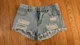 Light-wash Jean Shorts Photo 0