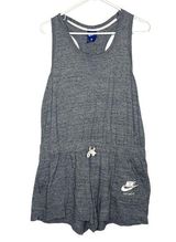 Nike  Gray Sleeveless Shorts Comfy Casual Romper Photo 0