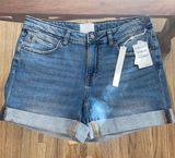 Caslon  Denim boyfriend jean shorts size 27 NWT 99% cotton Photo 0