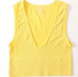 Yellow Workout Croptop Photo 0