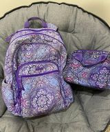 Vera Bradley Backpack & Lunchbox Set Photo 0