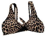 CABANA del Sol women's medium leopard bikini top Photo 0