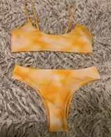 SheIn yellow tie dye bikini Photo 0