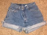 Levi’s High Wasted Jean Shorts  Photo 0