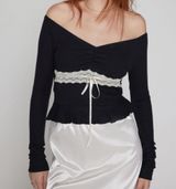 Off The Shoulders Lace Top Photo 0