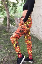 Nordstrom Orange Camo Joggers Photo 0