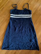 Brandy Melville Navy and White Mini Dress Photo 0