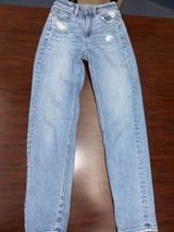 American Eagle Stretch Mom Straight Jean Size 000 Photo 0
