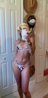 Cow Print Bikini Set Photo 0