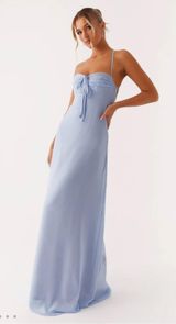 Peppermayo Aveline Bustier Maxi Dress Blue Photo 0