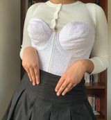 "Bali" white corset top Photo 0