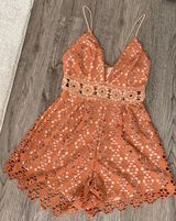 Boutique Flower Lace Romper, Never Worn  Photo 0