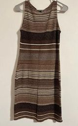 Ralph Lauren xs/S knit neutral brown sleeveless dress Photo 0
