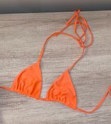 Pretty Little Thing  Orange Bikini Top Photo 0