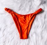 Zaful orange cheeky bikini bottom size 6 Photo 0