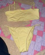 PacSun la hearts pale yellow bikini set Photo 0