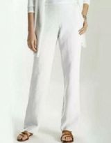 J.Jill Love Linen White Pants | S Photo 0