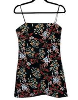 Urban Outfitters Black Floral Mini Dress Photo 0