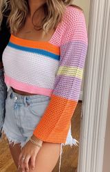 Amazon Color block sweater Photo 0