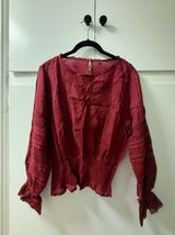 Burgundy Blouse Photo 0