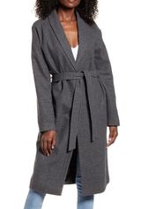 VERO MODA NWT Aware  Emilia Plaid Trench Coat Photo 0