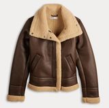 Sherpa Lined Aviator Jacket Photo 0