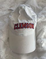 Clemson Baseball Cap White Photo 0