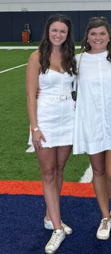 White Denim Dress Photo 0