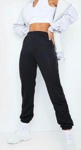 Pretty Little Thing black sweat pants Photo 0