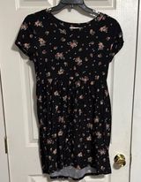 Ultra Flirt Floral Black Dress Photo 0
