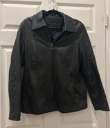 WINLIT Vintage Leather Jacket Black Size L Photo 0